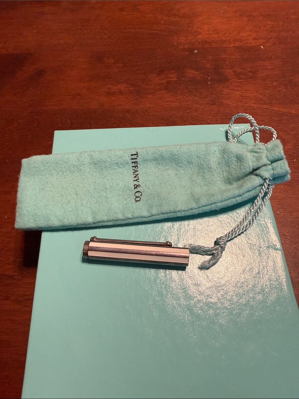 Tiffany & Co. Atlas Silver Pen on Tiffany Blue Box - Picture 9 of 9